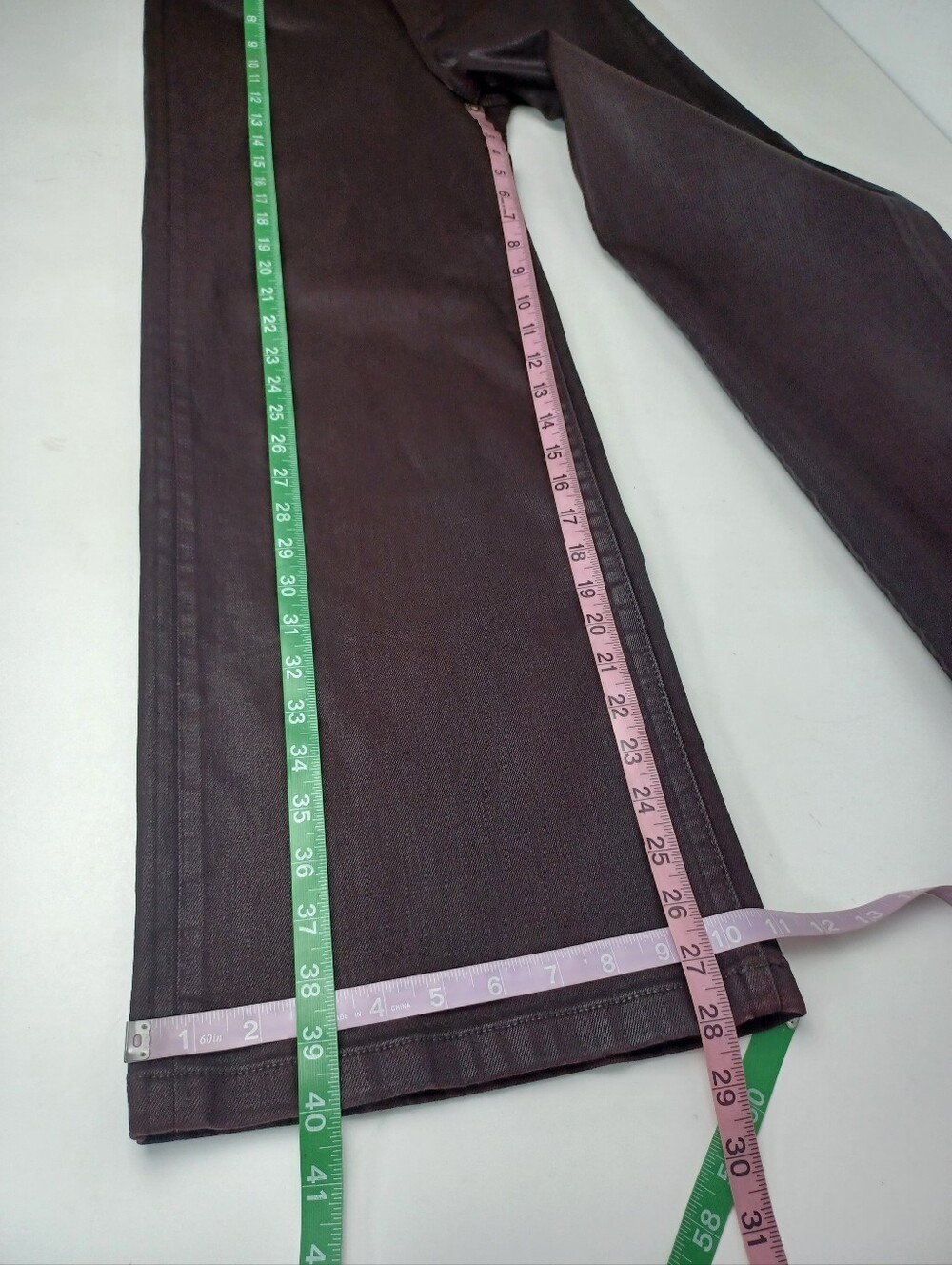 Favorite Daughter Mischa Coated Pant Size 27 High Rise Wide Leg In Cape Town - Picture 11 of 13